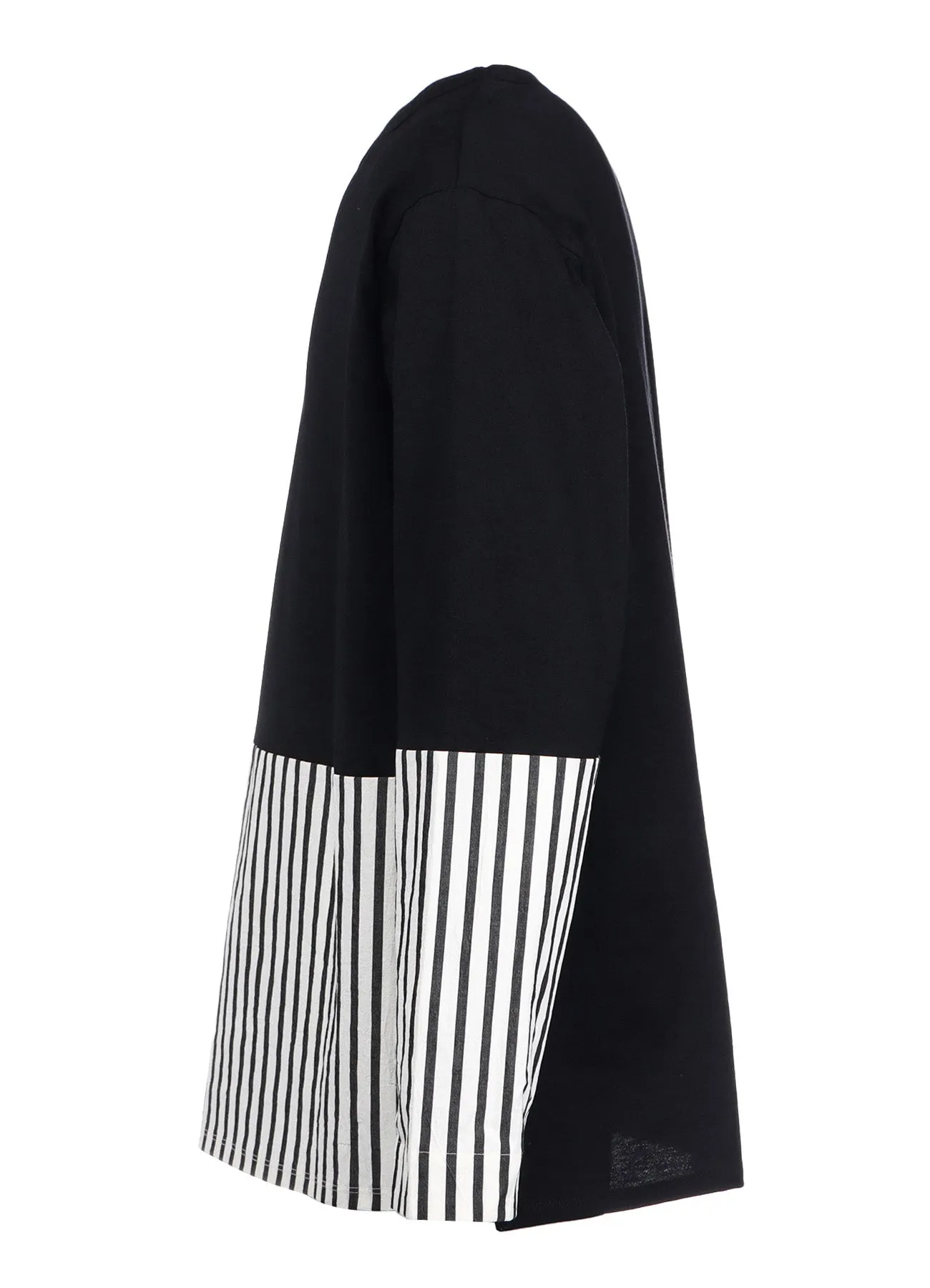 COTTON STRIPE SWITCHING SHIRT (L) sold by Yohji Yamamoto product image thumbnail 3