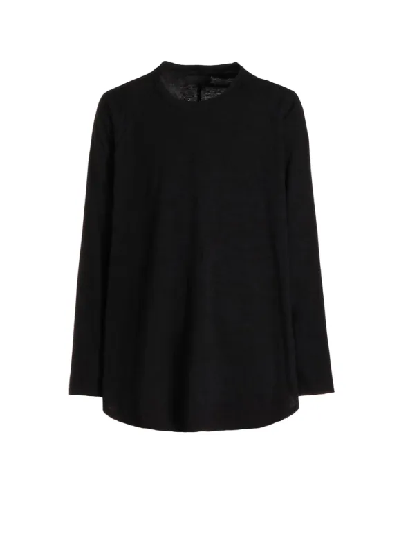 SOFT JERSEY BACK CENTER STITCH OVERSIZED RAGLAN SLEEVE T-SHIRT made by Yohji Yamamoto