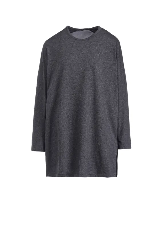 COTTON JERSEY + CUPRO SWITCHING SHIRT sold by Yohji Yamamoto