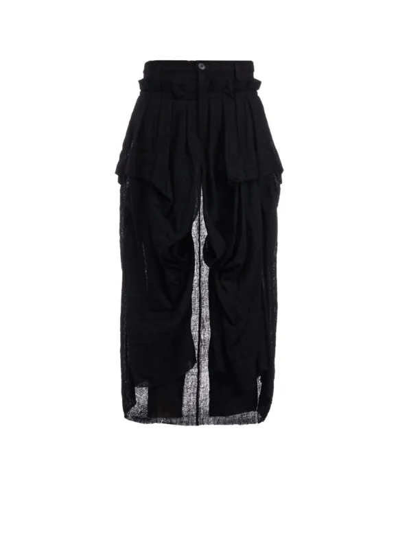 GAUZE LAYERED PANTS sold by Yohji Yamamoto