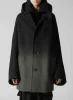 WOOL HERRINGBONE GRADATION SHORT COAT sold by Yohji Yamamoto