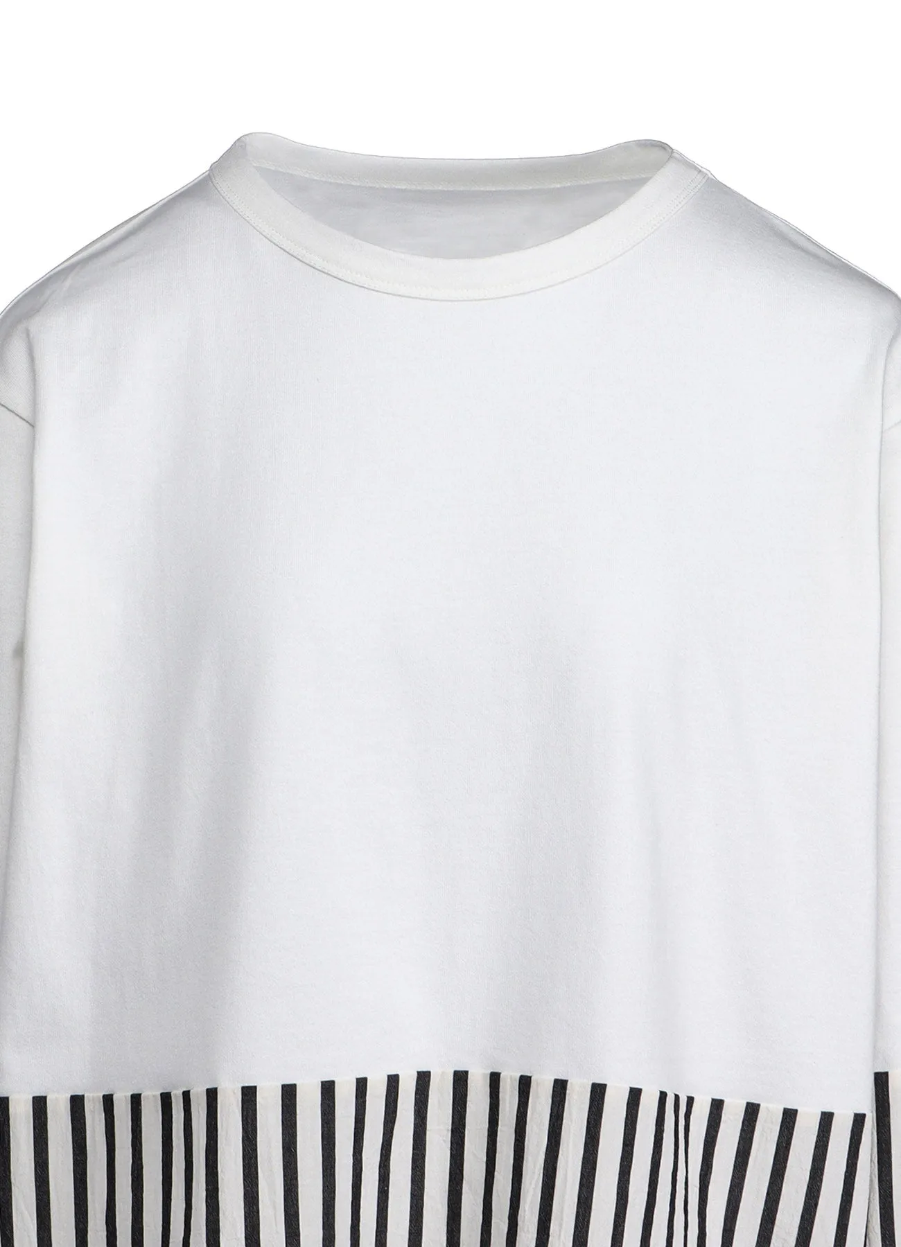 COTTON STRIPE SWITCHING SHIRT (M) sold by Yohji Yamamoto product image thumbnail 5