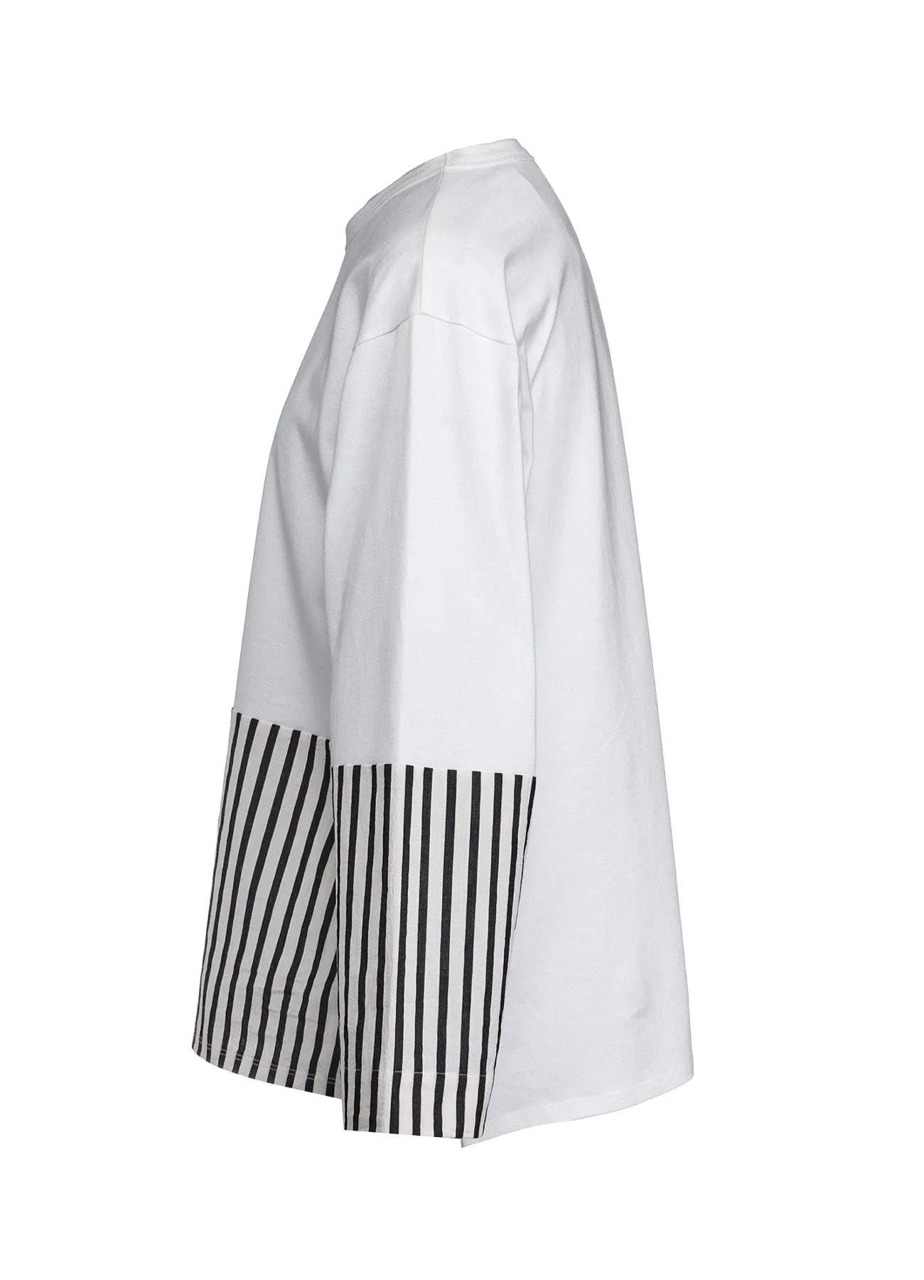 COTTON STRIPE SWITCHING SHIRT (M) sold by Yohji Yamamoto product image thumbnail 3