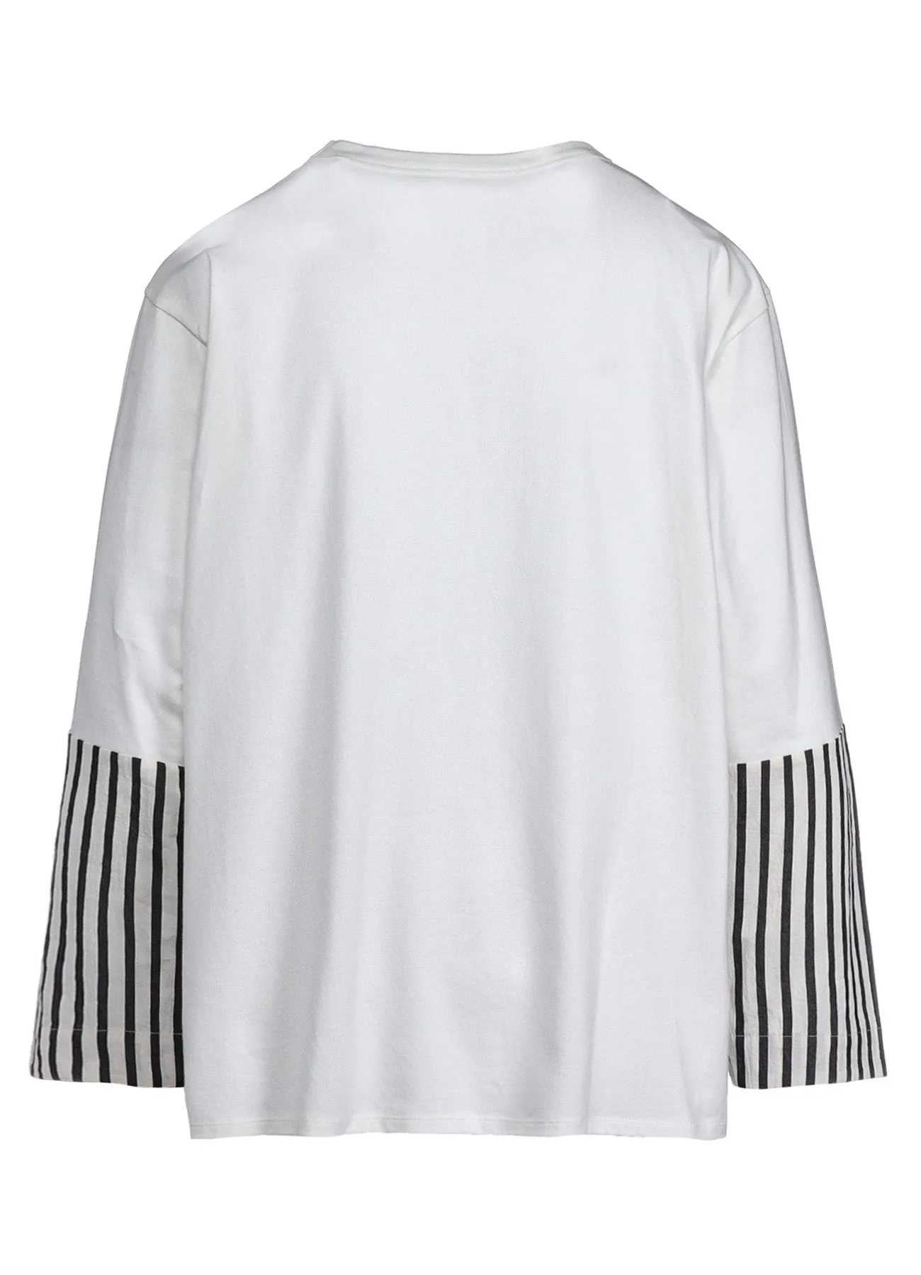 COTTON STRIPE SWITCHING SHIRT (M) sold by Yohji Yamamoto product image thumbnail 4