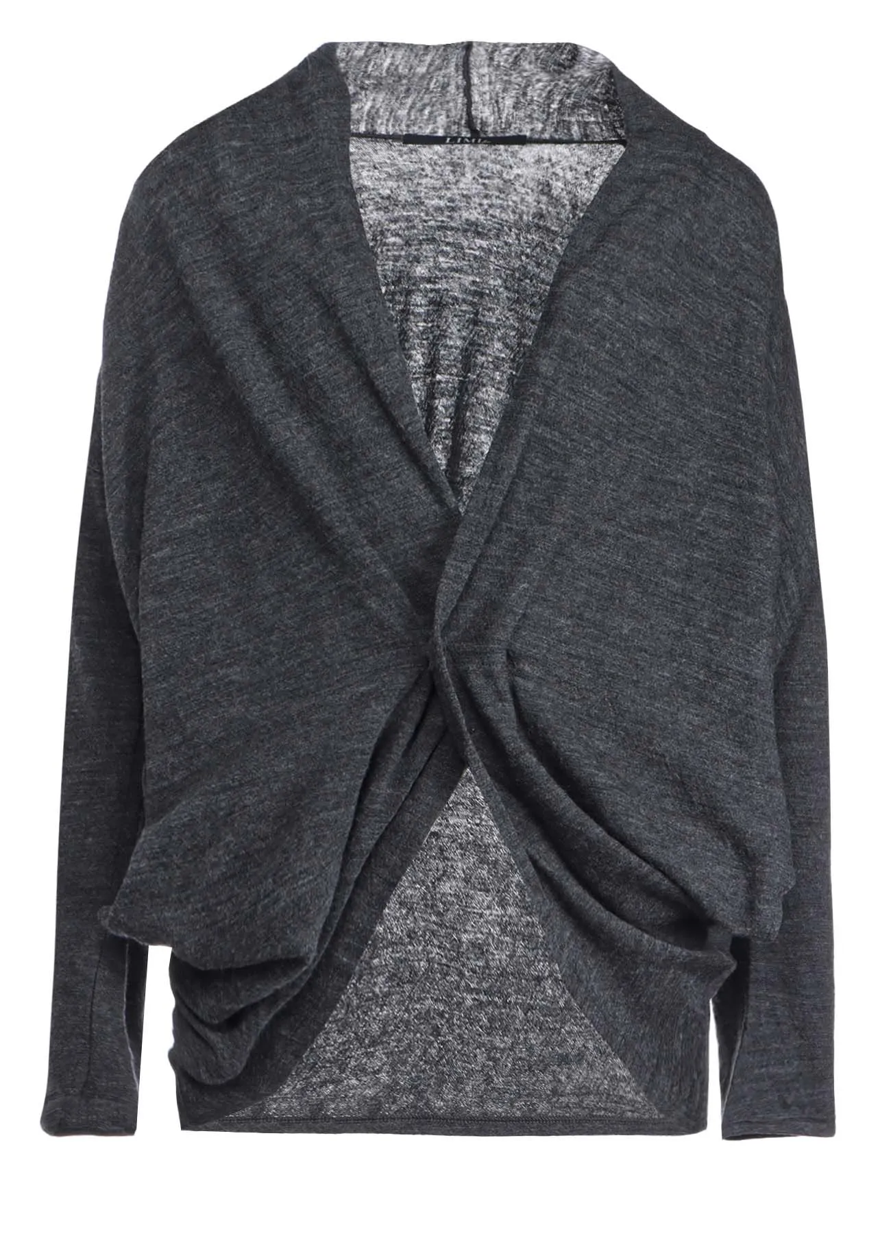WOOL SHRINK SINGLE JERSEY FRONT DESIGN CARDIGAN sold by Yohji Yamamoto product image thumbnail 2