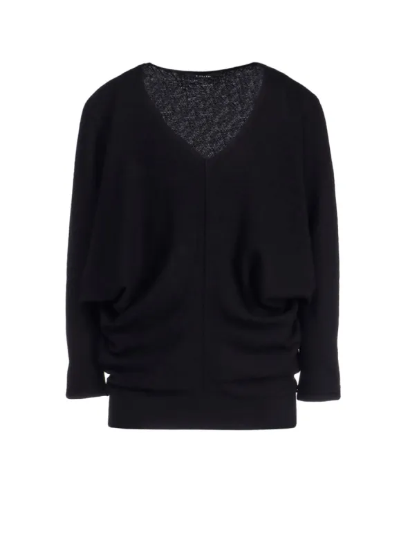 WOOL SHRINK SINGLE JERSEY FRONT DESIGN T-SHIRT sold by Yohji Yamamoto