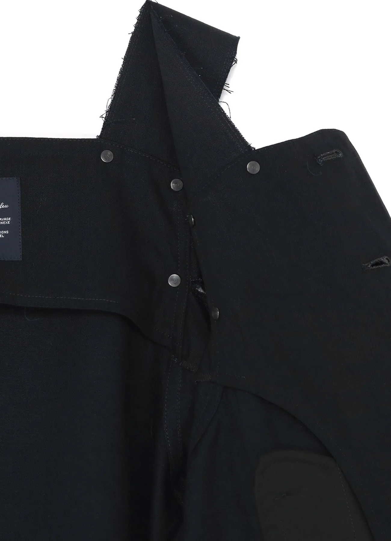 LIGHT DENIM JACKET WITH SLEEVE CUTOUT DETAILS sold by Yohji Yamamoto product image thumbnail 4