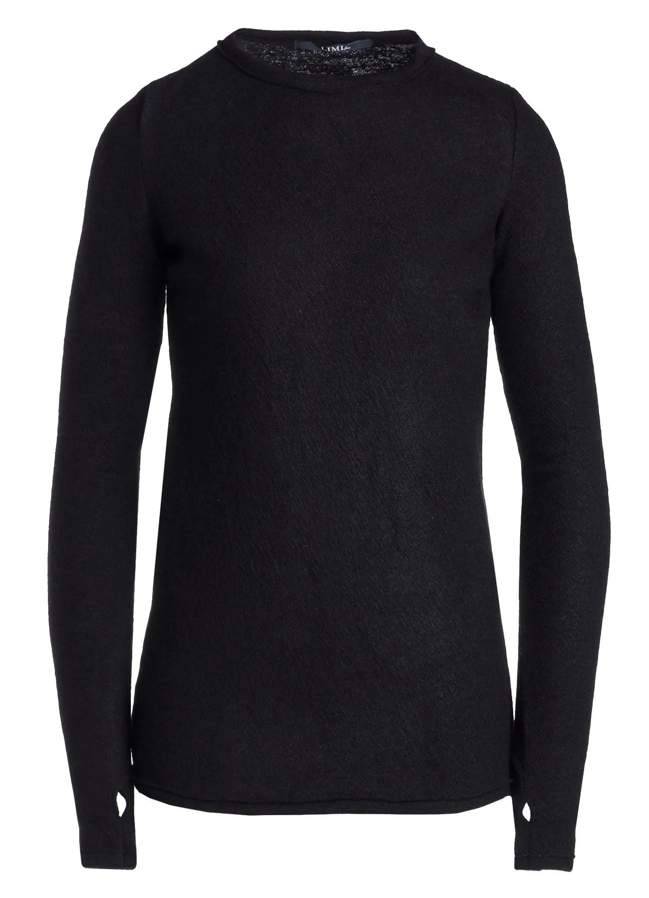 WOOL SHRINK SINGLE JERSEY LONG SLEEVES T-SHIRT sold by Yohji Yamamoto product image thumbnail 2