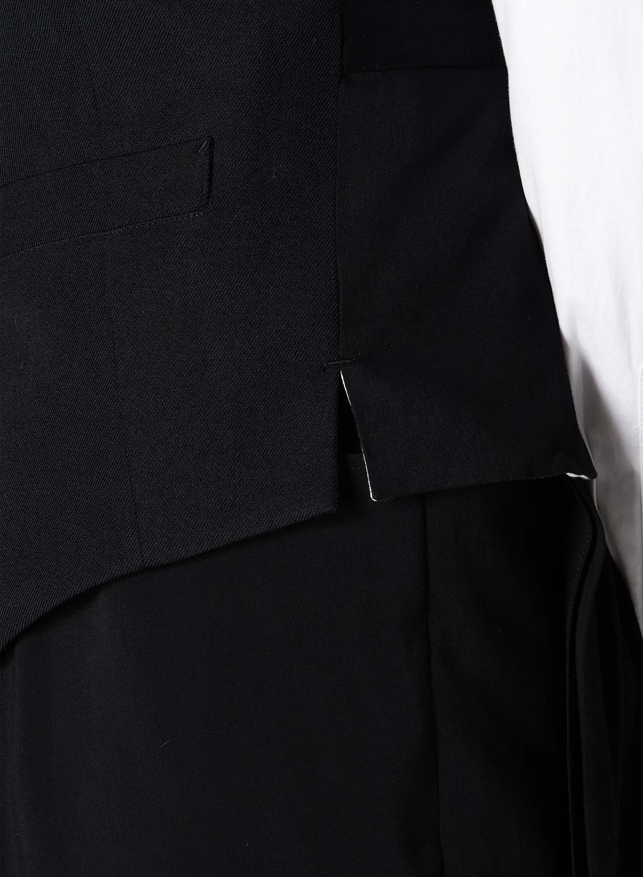 ARMY GABARDINE STAND 8BS VEST sold by Yohji Yamamoto product image thumbnail 5