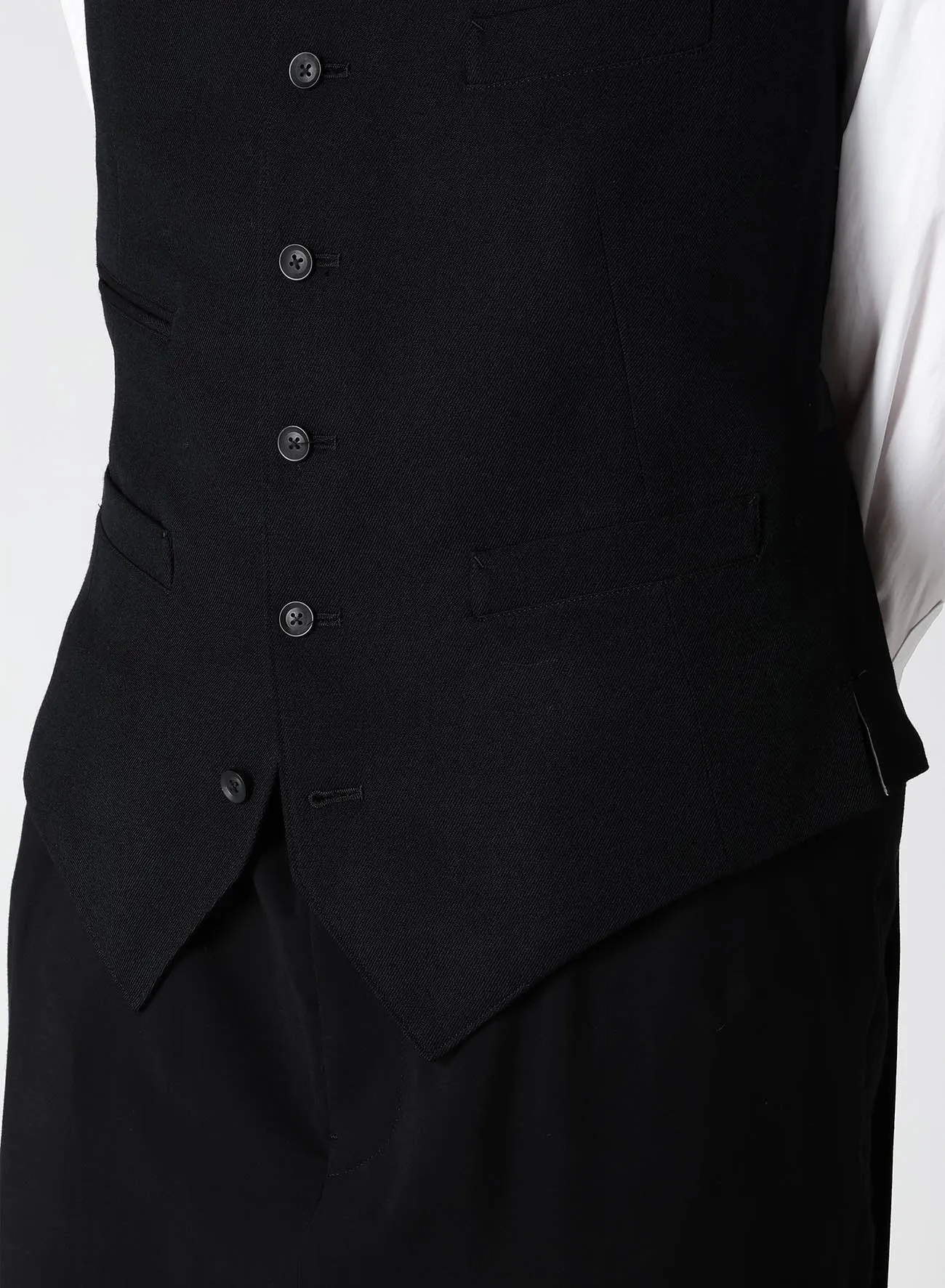 ARMY GABARDINE STAND 8BS VEST sold by Yohji Yamamoto product image thumbnail 4