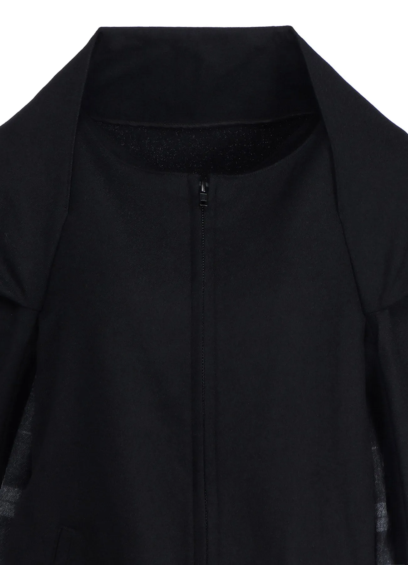 SERGE + PLAID COMBI BACK PLEATED JACKET sold by Yohji Yamamoto product image thumbnail 5