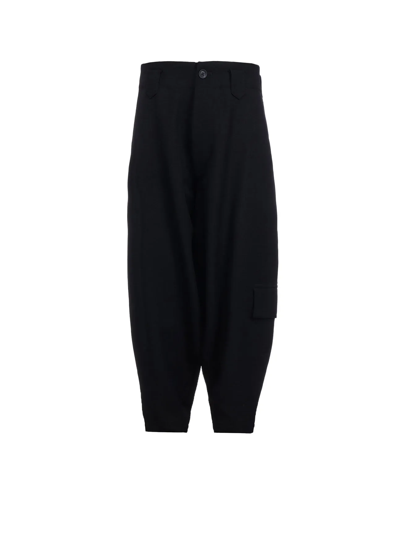 ARMY GABARDINE LEFT POCKET PANTS sold by Yohji Yamamoto