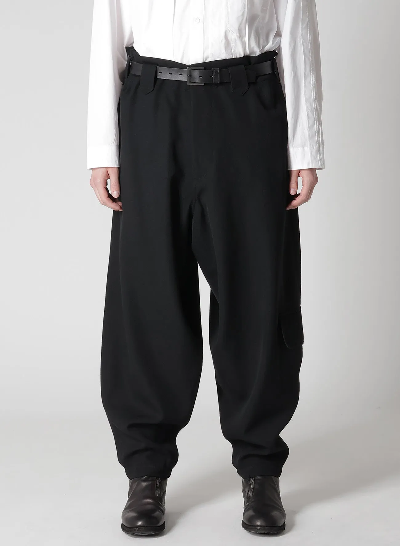 ARMY GABARDINE LEFT POCKET PANTS sold by Yohji Yamamoto product image thumbnail 2