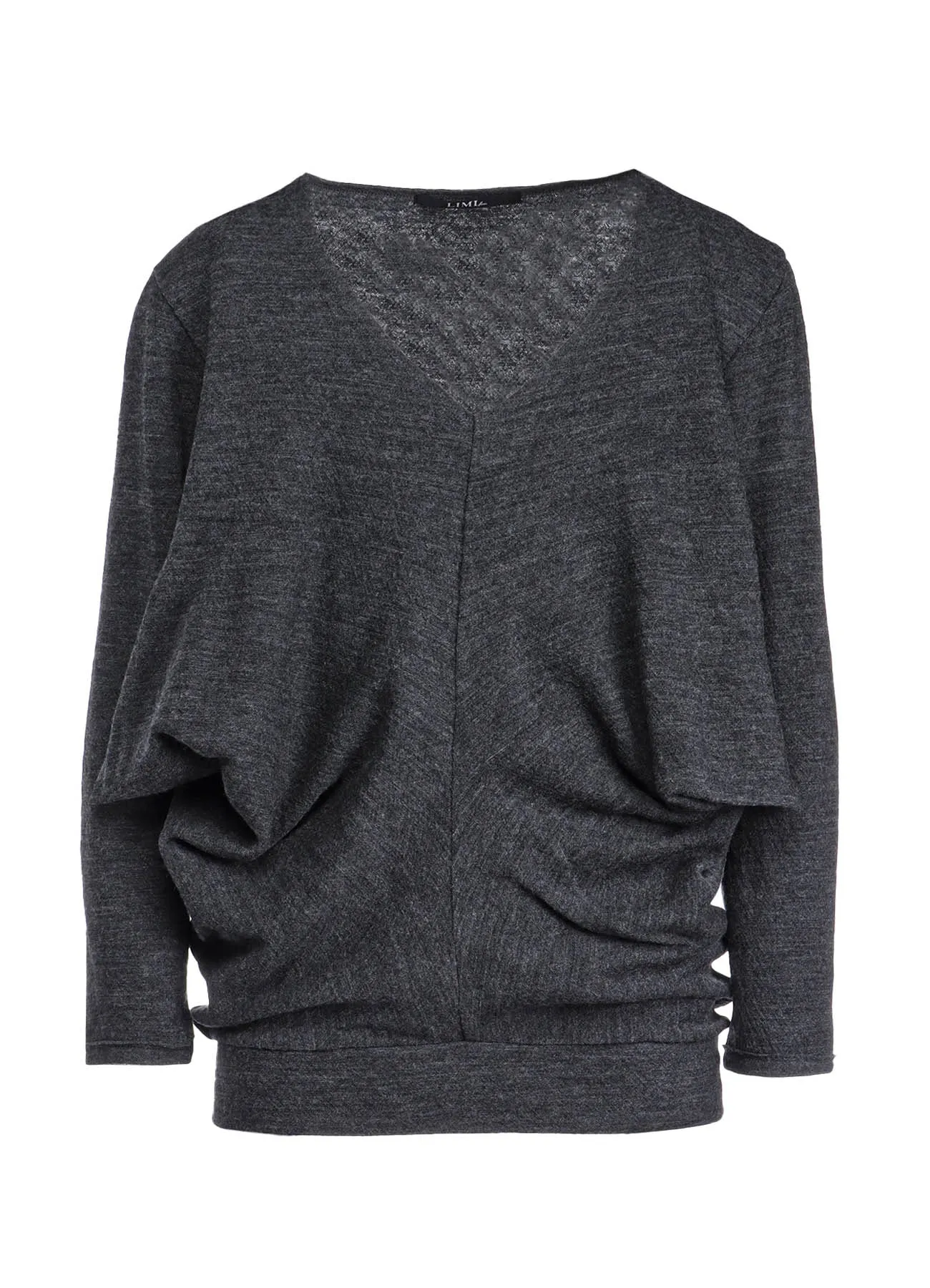 WOOL SHRINK SINGLE JERSEY FRONT DESIGN T-SHIRT sold by Yohji Yamamoto product image thumbnail 2