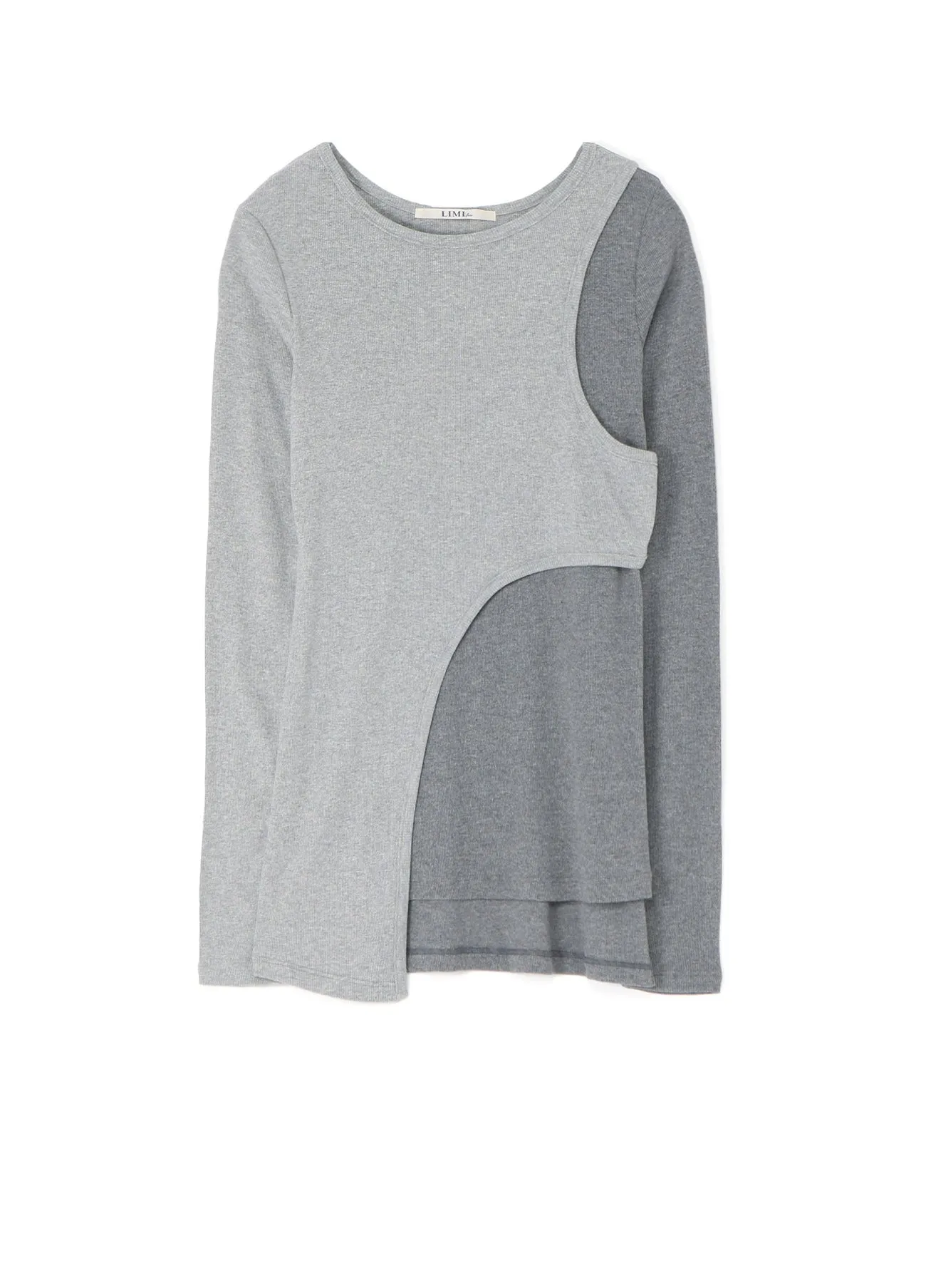 C/Ry Rib Combi Layered Long T sold by Yohji Yamamoto