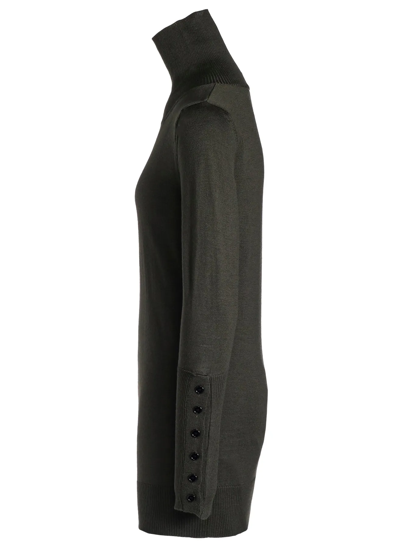 STANDARD SOFT WOOL WOSHABLE PLAIN STITCH SIDE TURTLE SWEATER sold by Yohji Yamamoto product image thumbnail 3