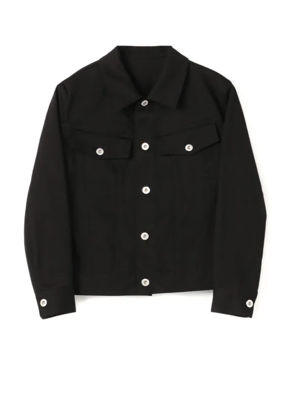 Stretch Drill Back Zip Denim Jacket sold by Yohji Yamamoto