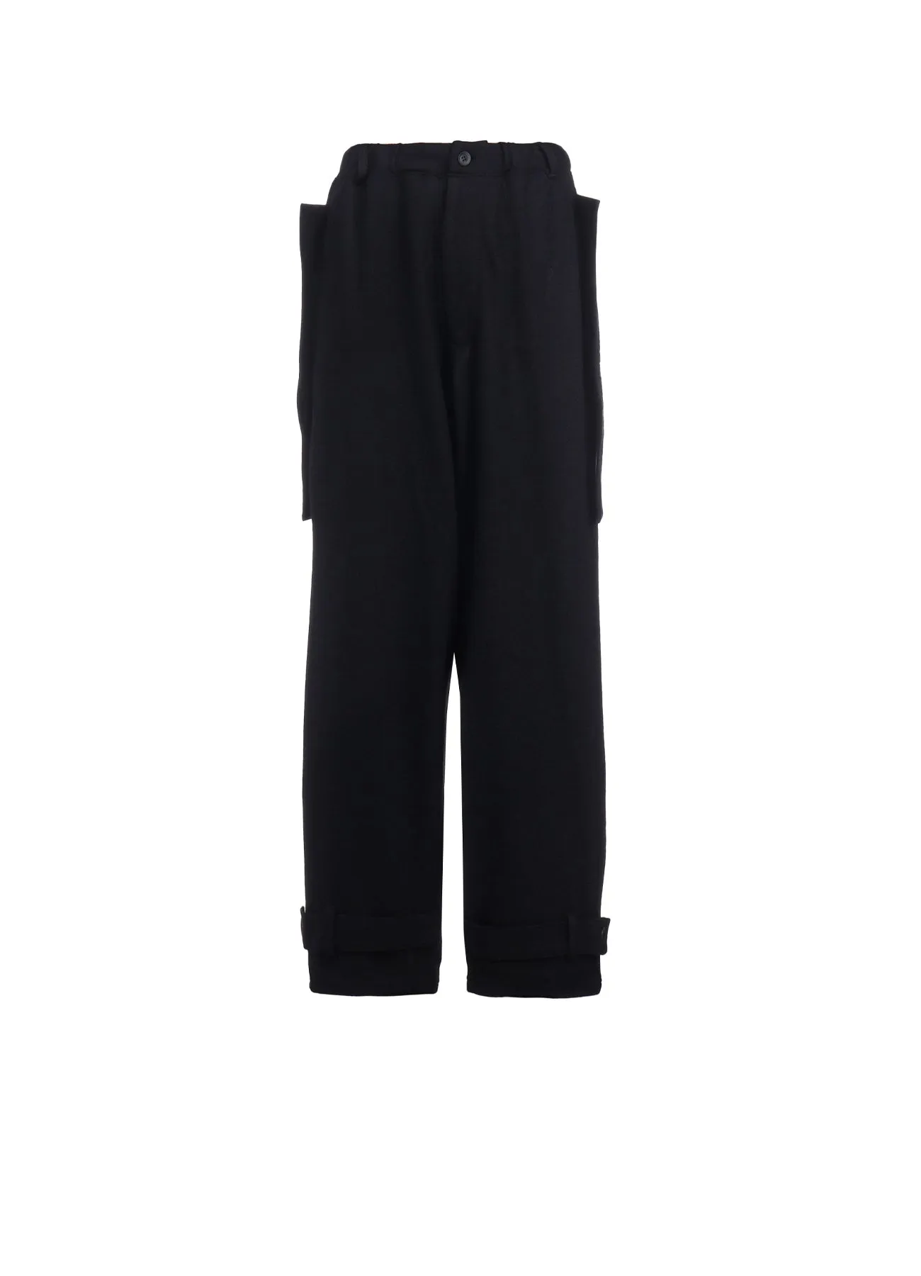 SOFT JERSEY HEM TAB PANTS sold by Yohji Yamamoto
