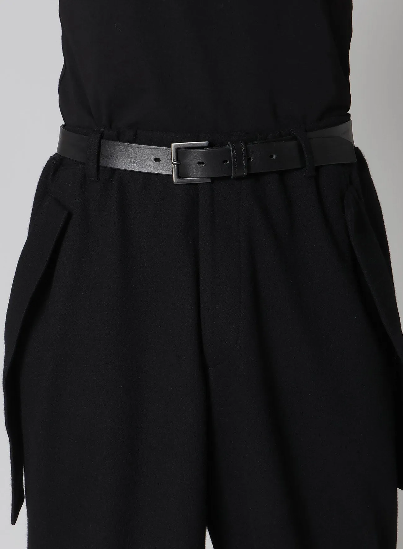 SOFT JERSEY HEM TAB PANTS sold by Yohji Yamamoto product image thumbnail 3