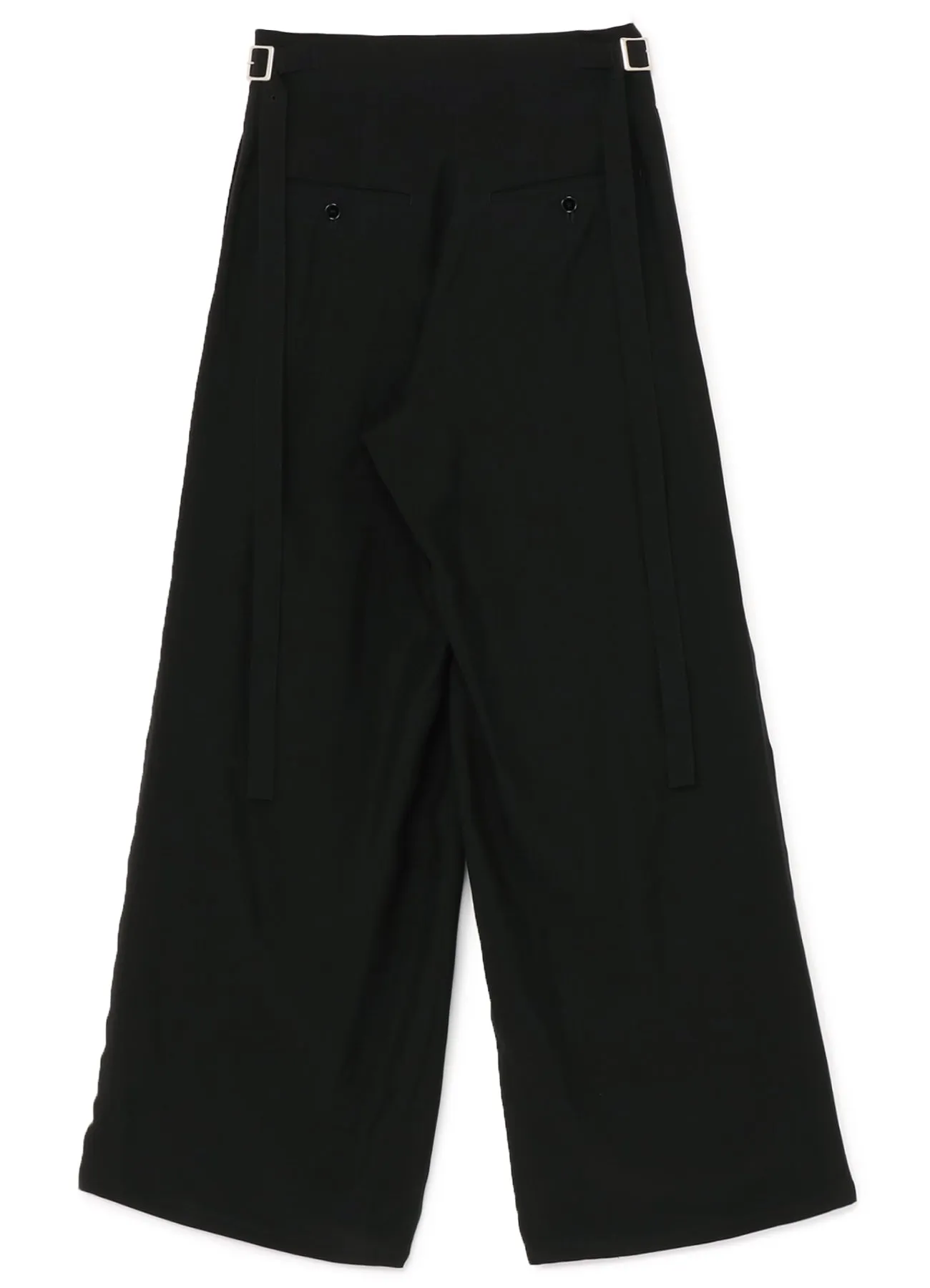 Ly/Cu Gabardine A Open Front Hem Wide Pants sold by Yohji Yamamoto product image thumbnail 3