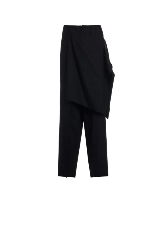 MILLING SERGE WRAP SKIRT PANTS sold by Yohji Yamamoto