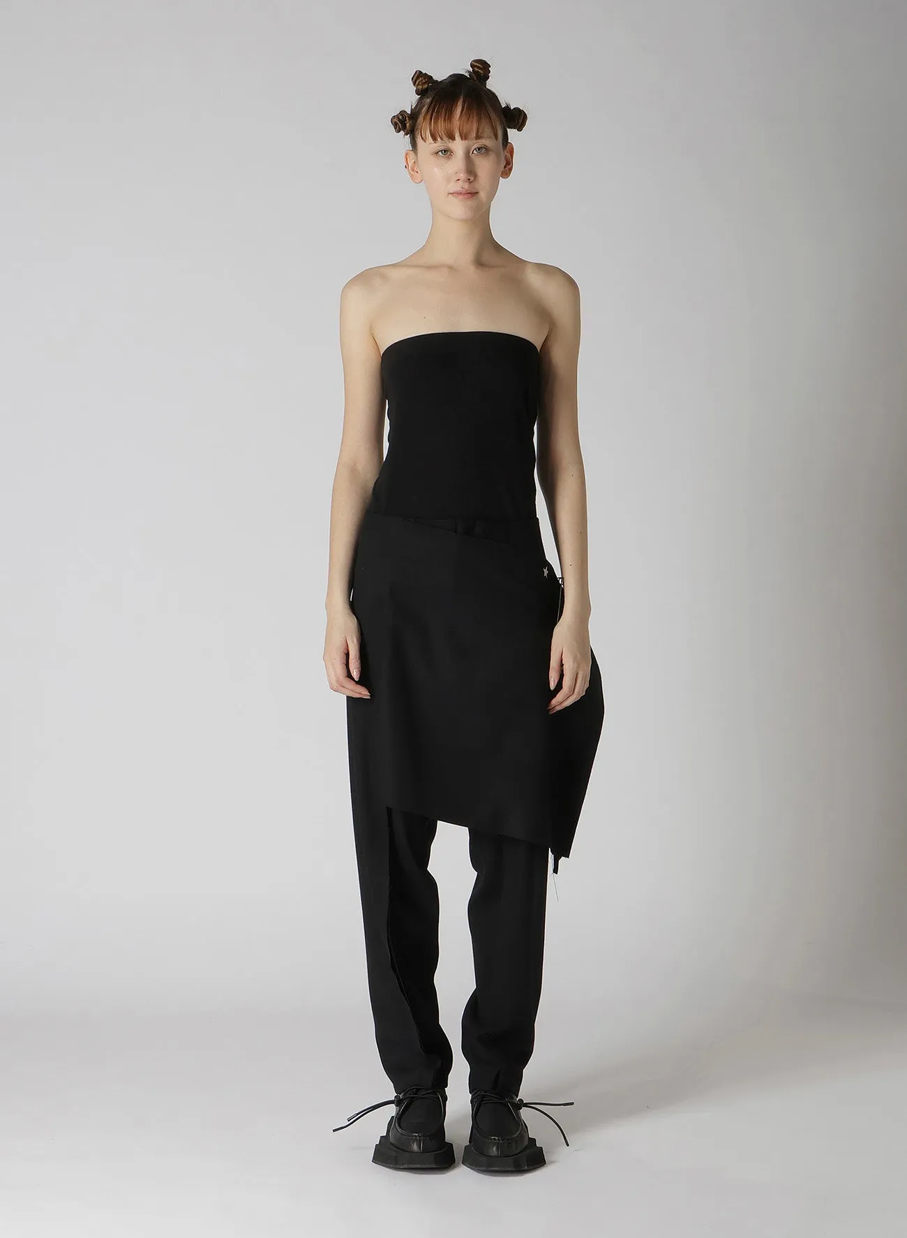 MILLING SERGE WRAP SKIRT PANTS sold by Yohji Yamamoto product image thumbnail 4