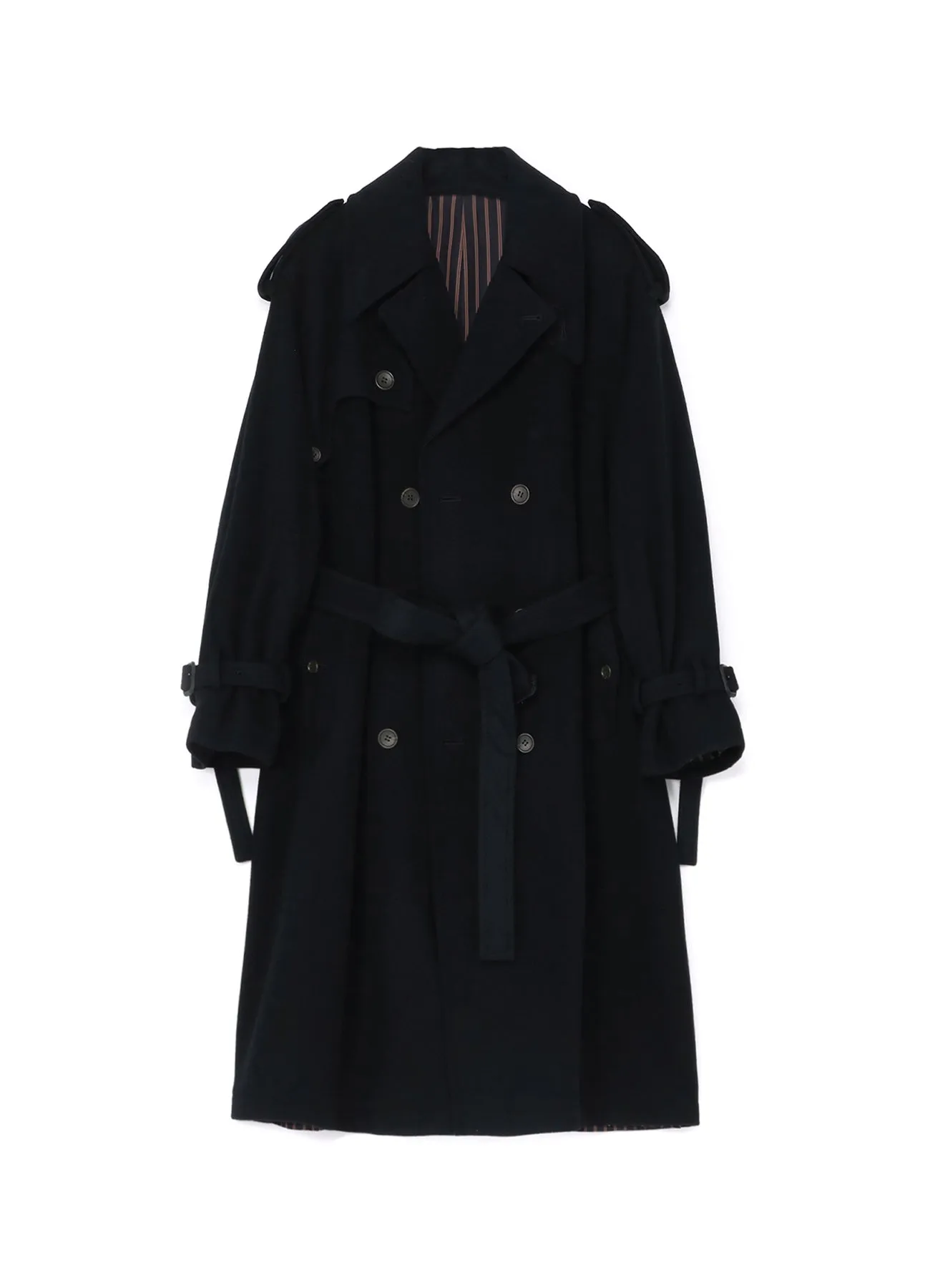 W/Mosser B Long Trench Coat sold by Yohji Yamamoto