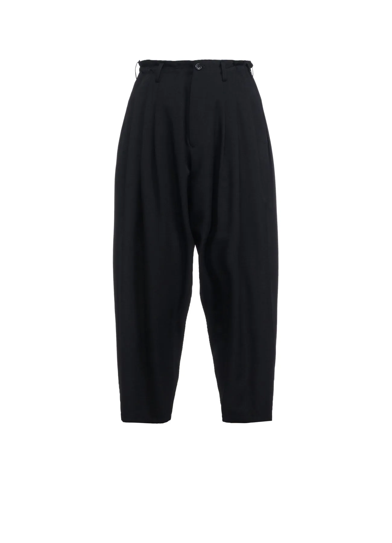 WOOL GABARDINE 8TUCKS PANTS sold by Yohji Yamamoto