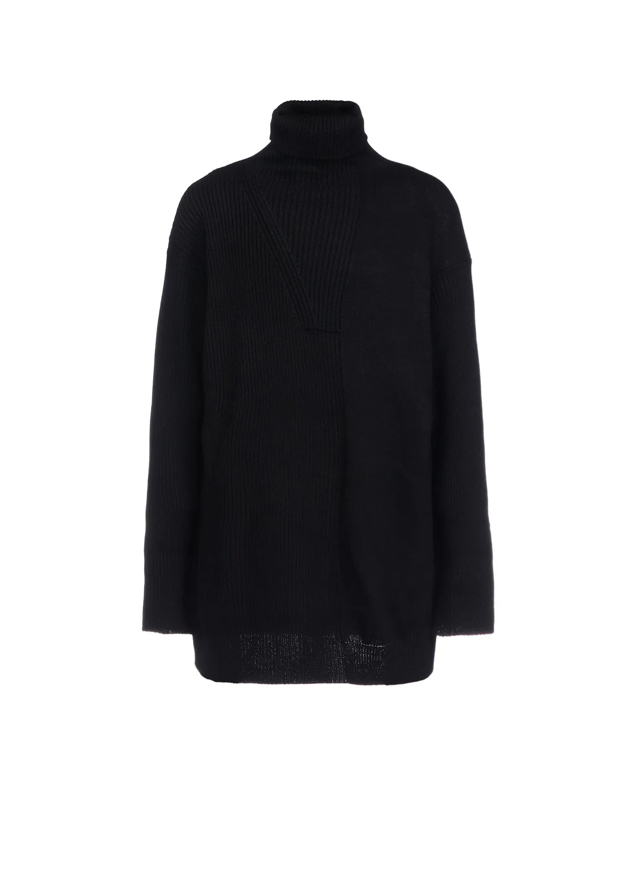 7G RIB JERSEY SWITCHING TURTLE sold by Yohji Yamamoto