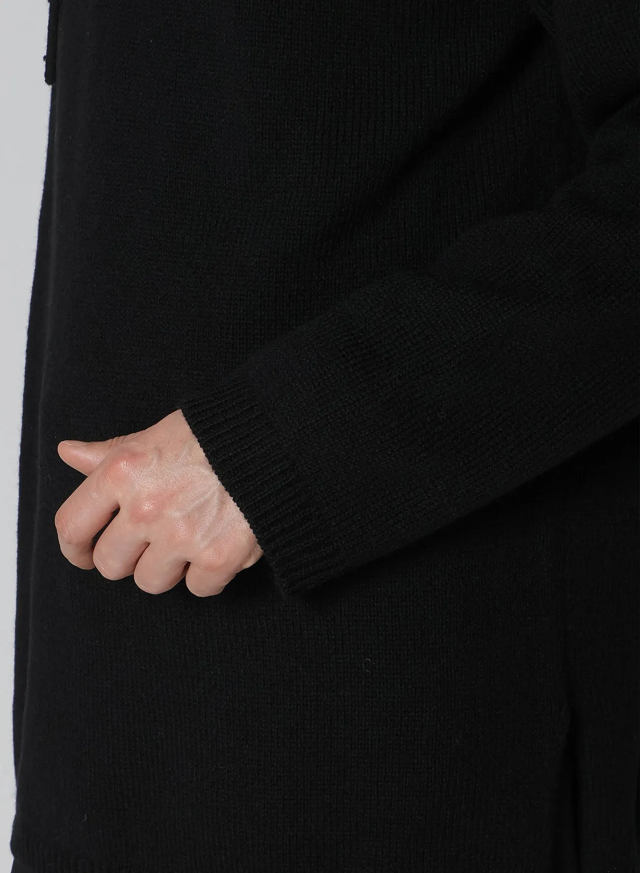 CHINA BUTTON HENRY NECK KNIT sold by Yohji Yamamoto product image thumbnail 5