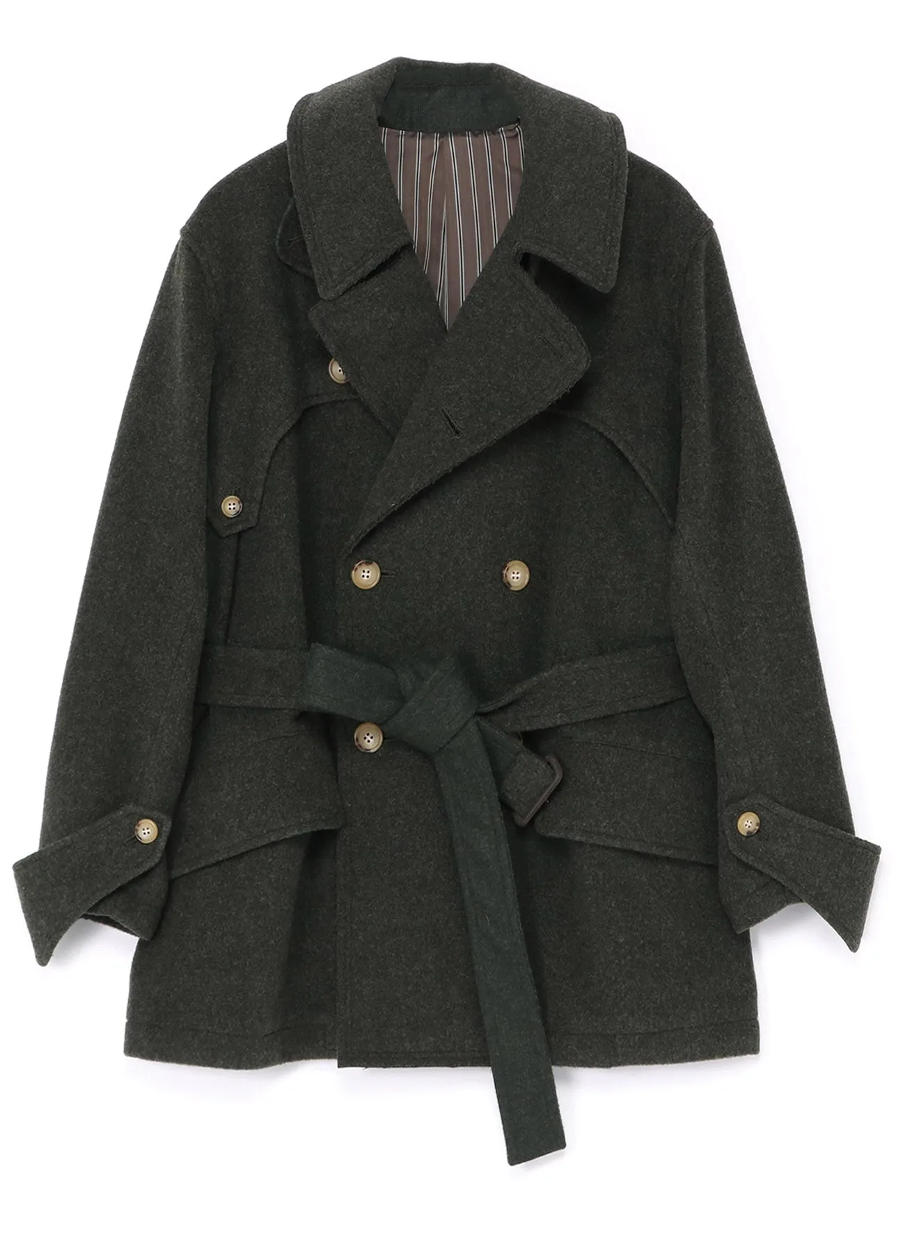 W/Mosser B Short Trench Coat sold by Yohji Yamamoto product image thumbnail 2