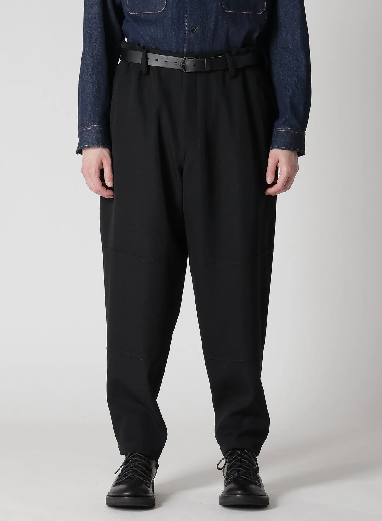 ARMY GABARDINE W KNEE PANTS sold by Yohji Yamamoto product image thumbnail 2