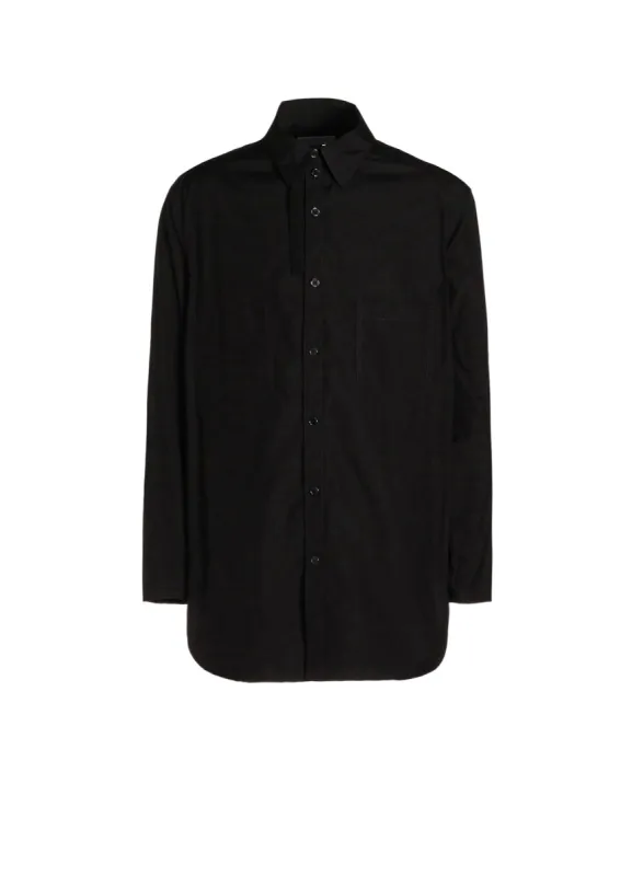 CHAIN STITCHING HEM FACING BLOUSE sold by Yohji Yamamoto