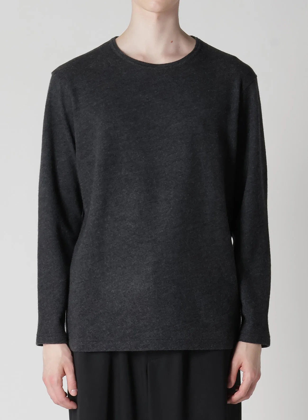 Super120 ROUND NECK LONG SLEEVE sold by Yohji Yamamoto product image thumbnail 2
