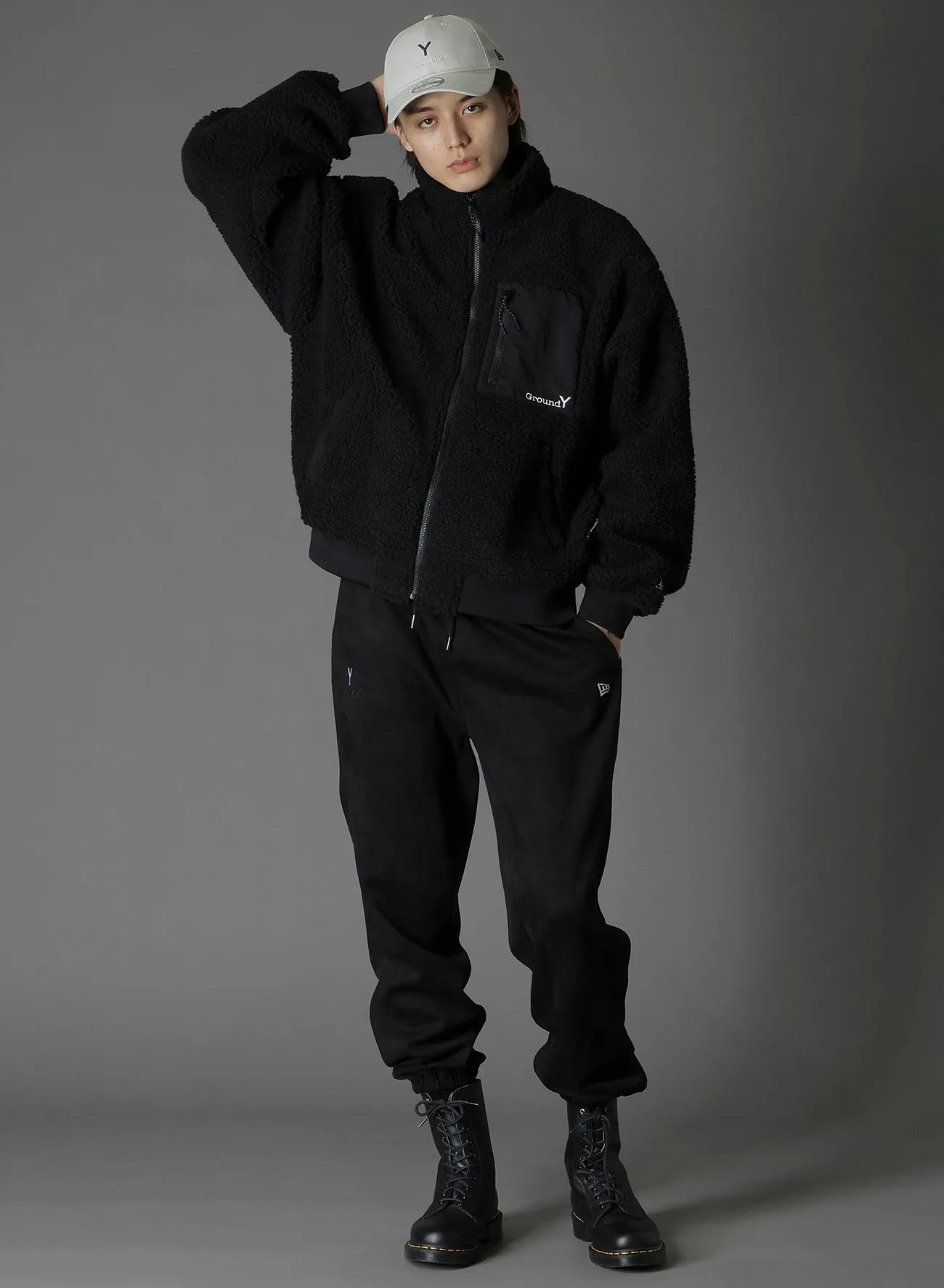 Ground Y × NEWERA BOA BLOUSON GY LOGO sold by Yohji Yamamoto product image thumbnail 2