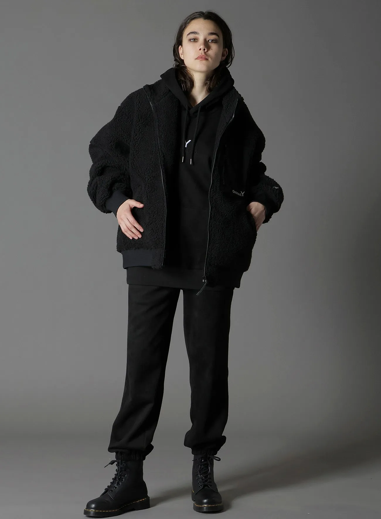 Ground Y × NEWERA BOA BLOUSON GY LOGO sold by Yohji Yamamoto product image thumbnail 4
