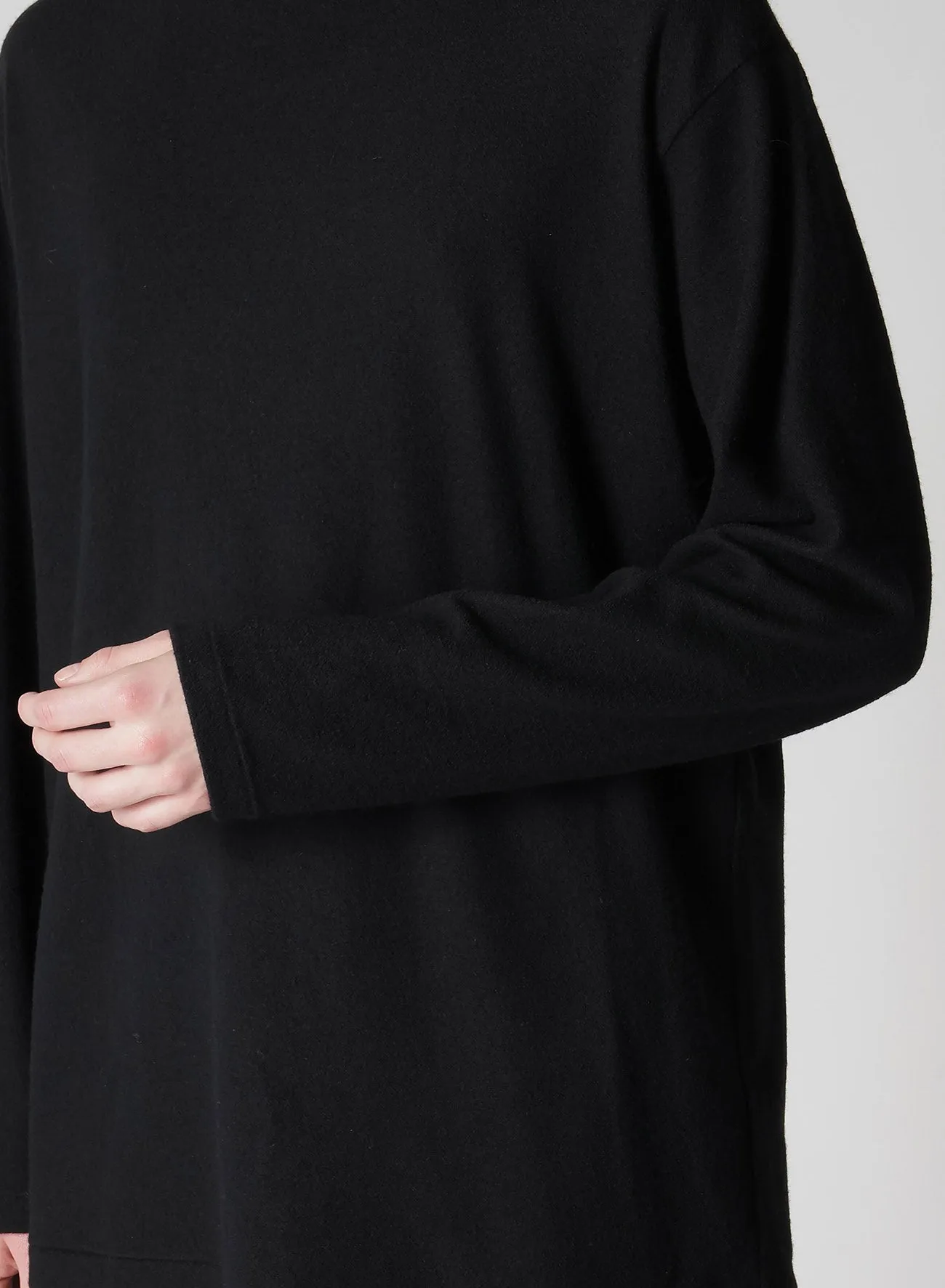 Super120 TURTLE NECK LONG SLEEVE sold by Yohji Yamamoto product image thumbnail 4