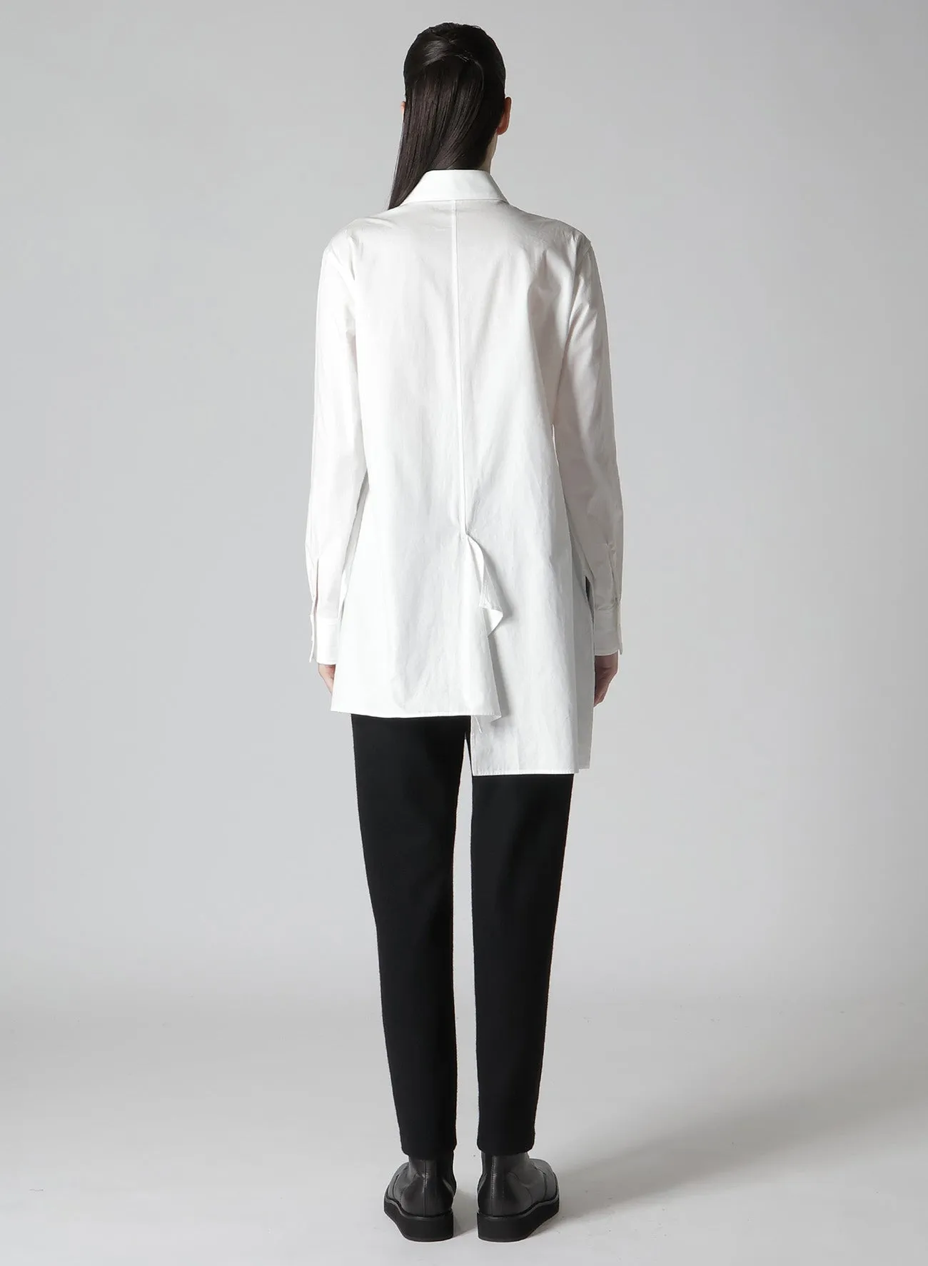 COTTON BROAD L BOX DETAIL BLOUSE sold by Yohji Yamamoto product image thumbnail 5