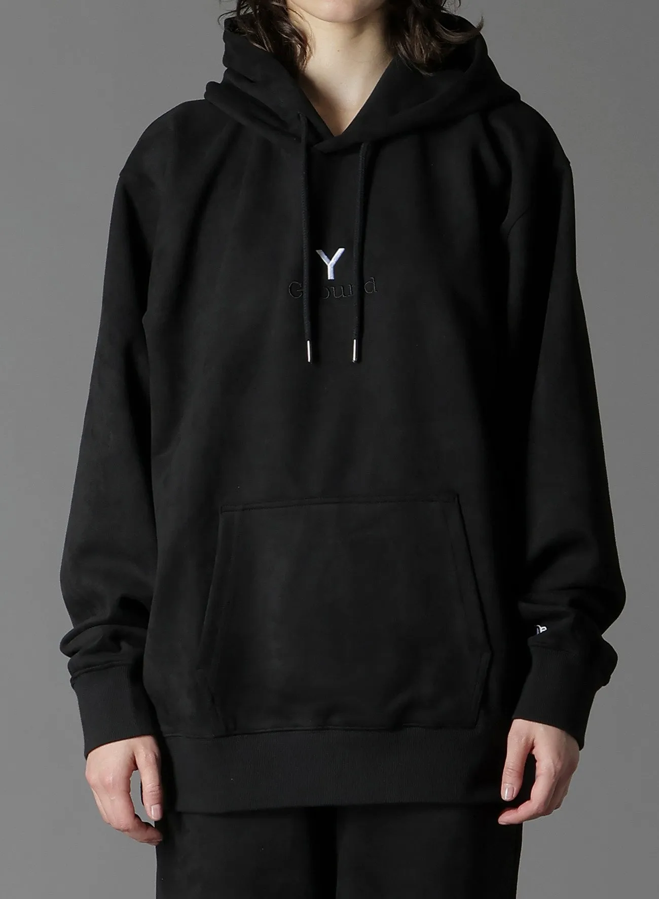 Ground Y × NEWERA SUEDE HOODIE GY LOGO sold by Yohji Yamamoto product image thumbnail 5