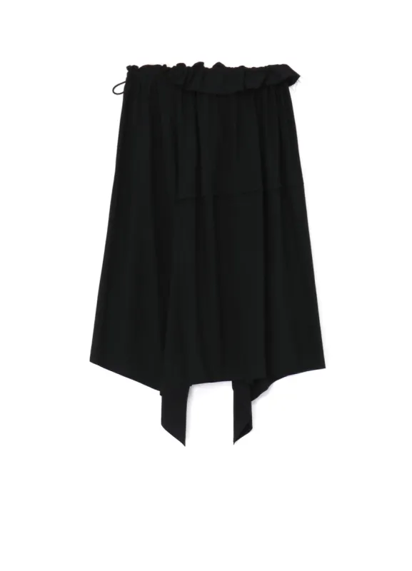 RAYON ASYMMETRIC SKIRT WITH RIGHT SLANTING HEMLINE sold by Yohji Yamamoto