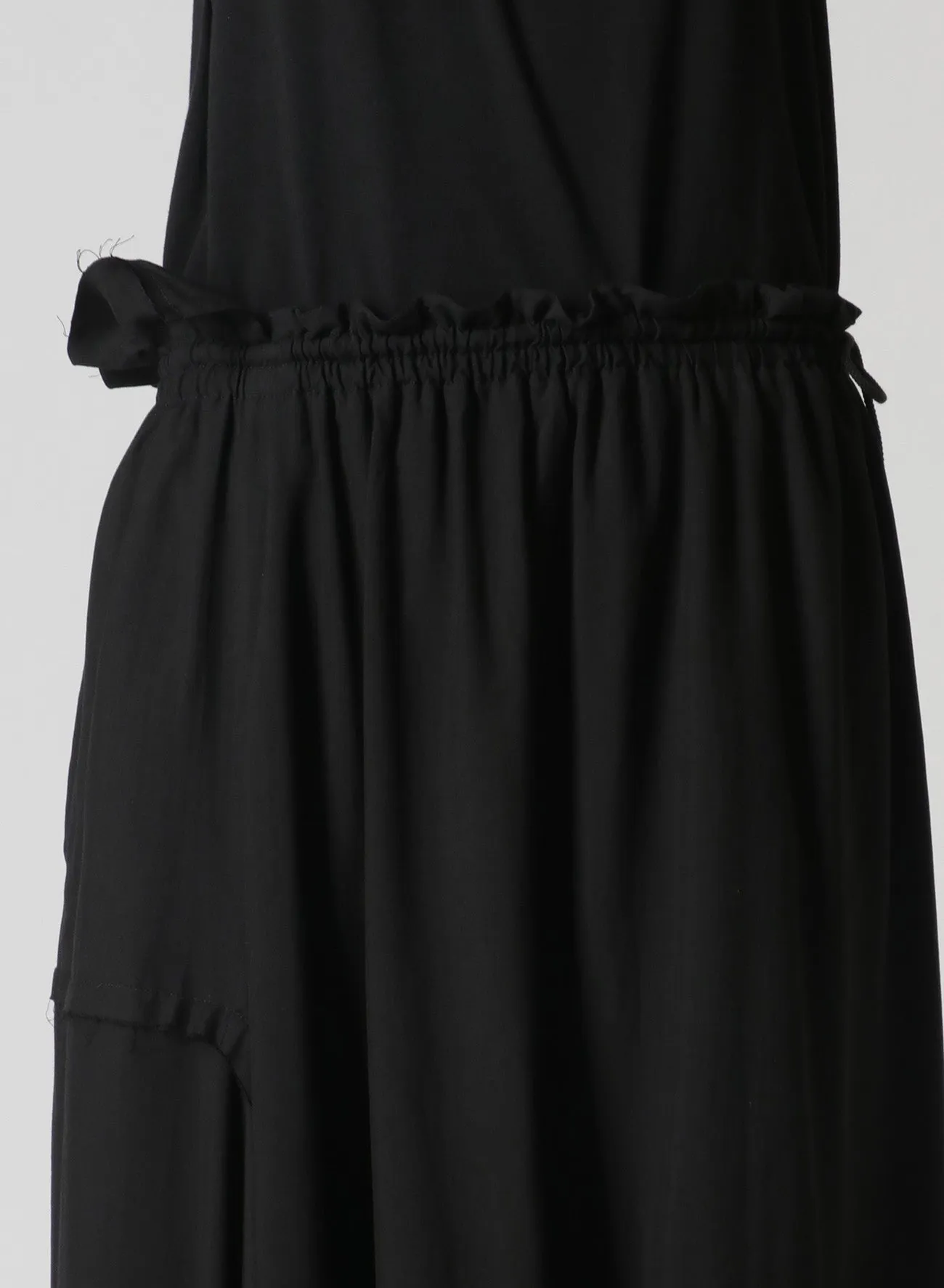 RAYON ASYMMETRIC SKIRT WITH RIGHT SLANTING HEMLINE sold by Yohji Yamamoto product image thumbnail 5