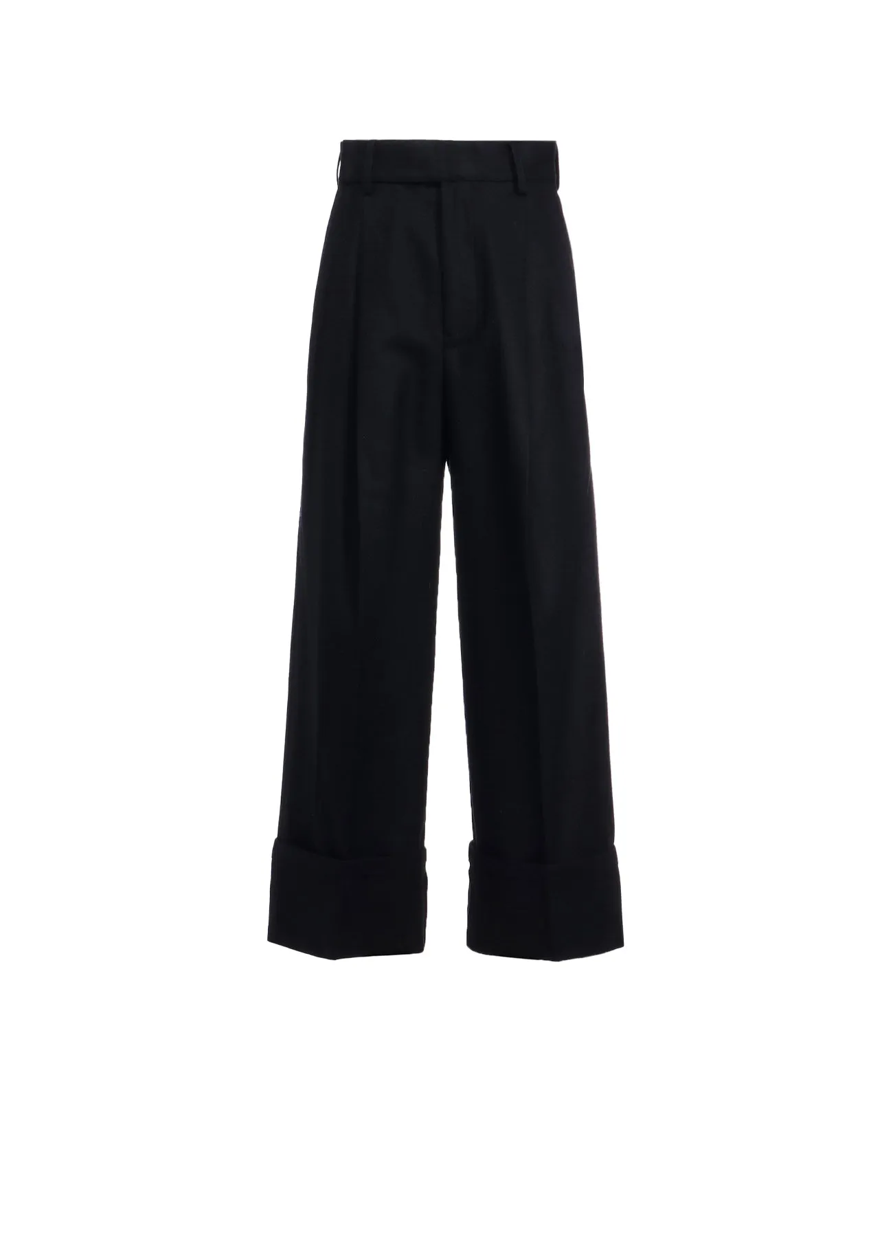 TOP FLANNEL R-2 TUCKS BAGGY PANTS sold by Yohji Yamamoto
