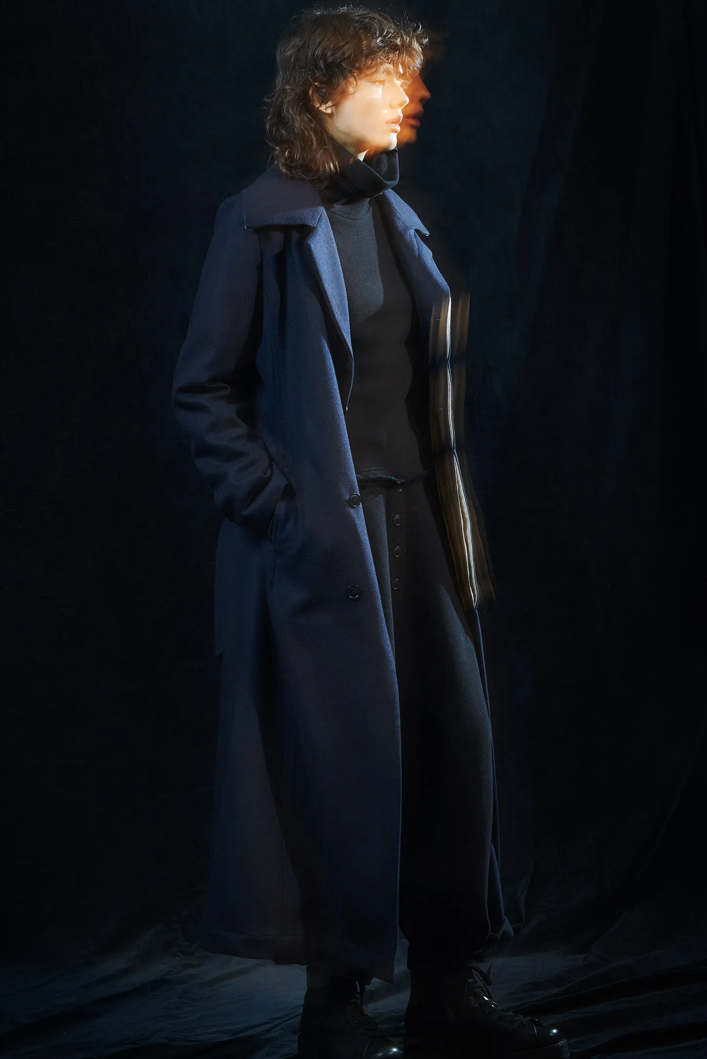 TOP FLANNEL R-BASIC COAT sold by Yohji Yamamoto product image thumbnail 3