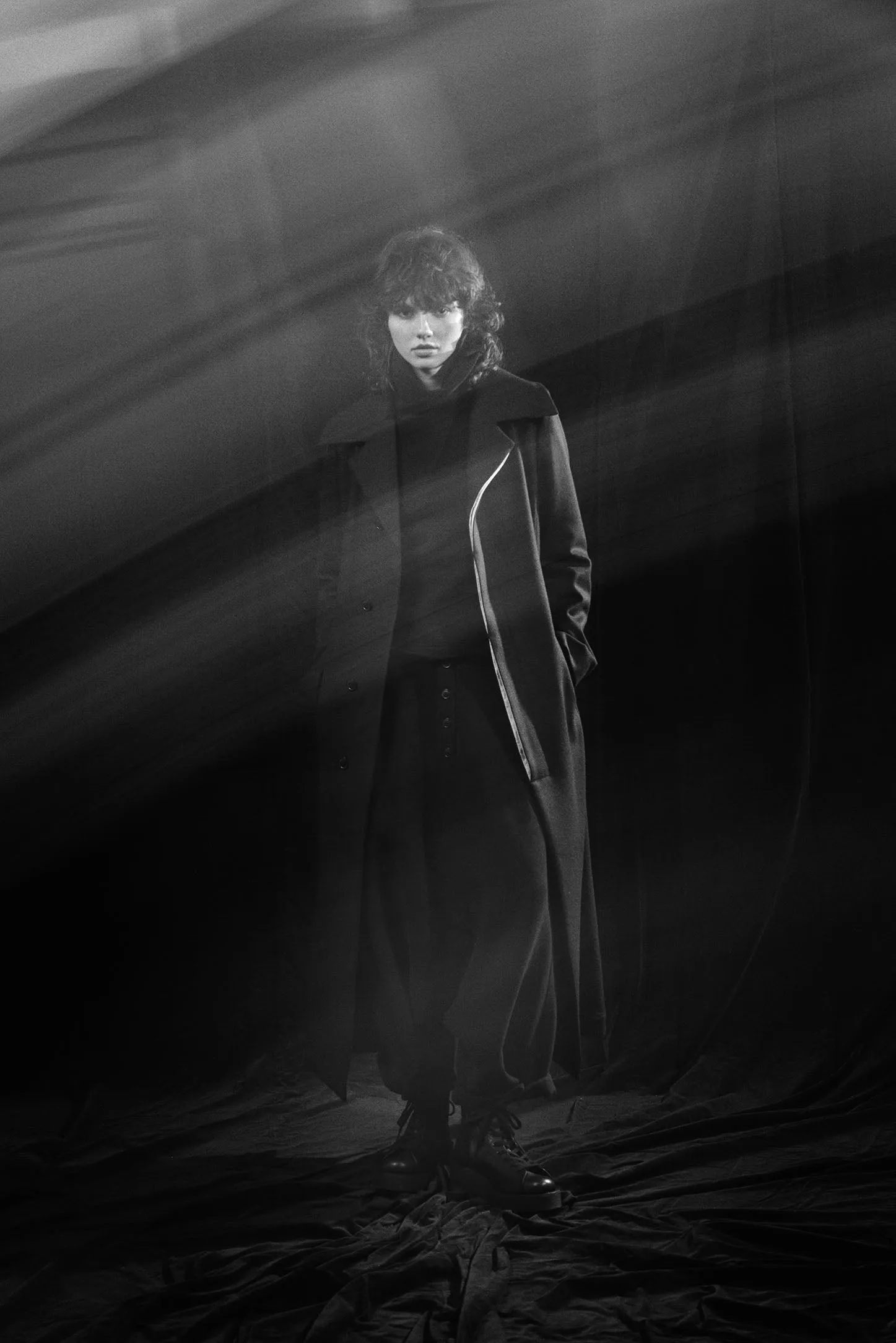 TOP FLANNEL R-BASIC COAT sold by Yohji Yamamoto product image thumbnail 2