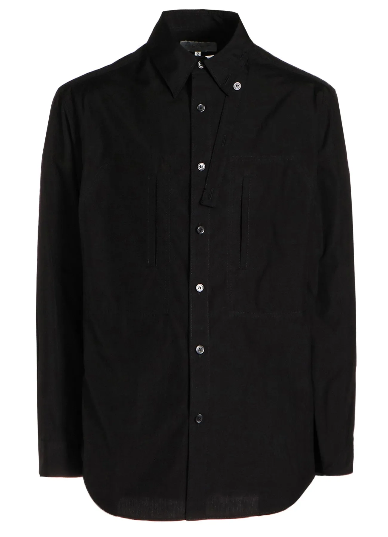 CHAIN STITCH STRING COLLAR BLOUSE sold by Yohji Yamamoto product image thumbnail 2