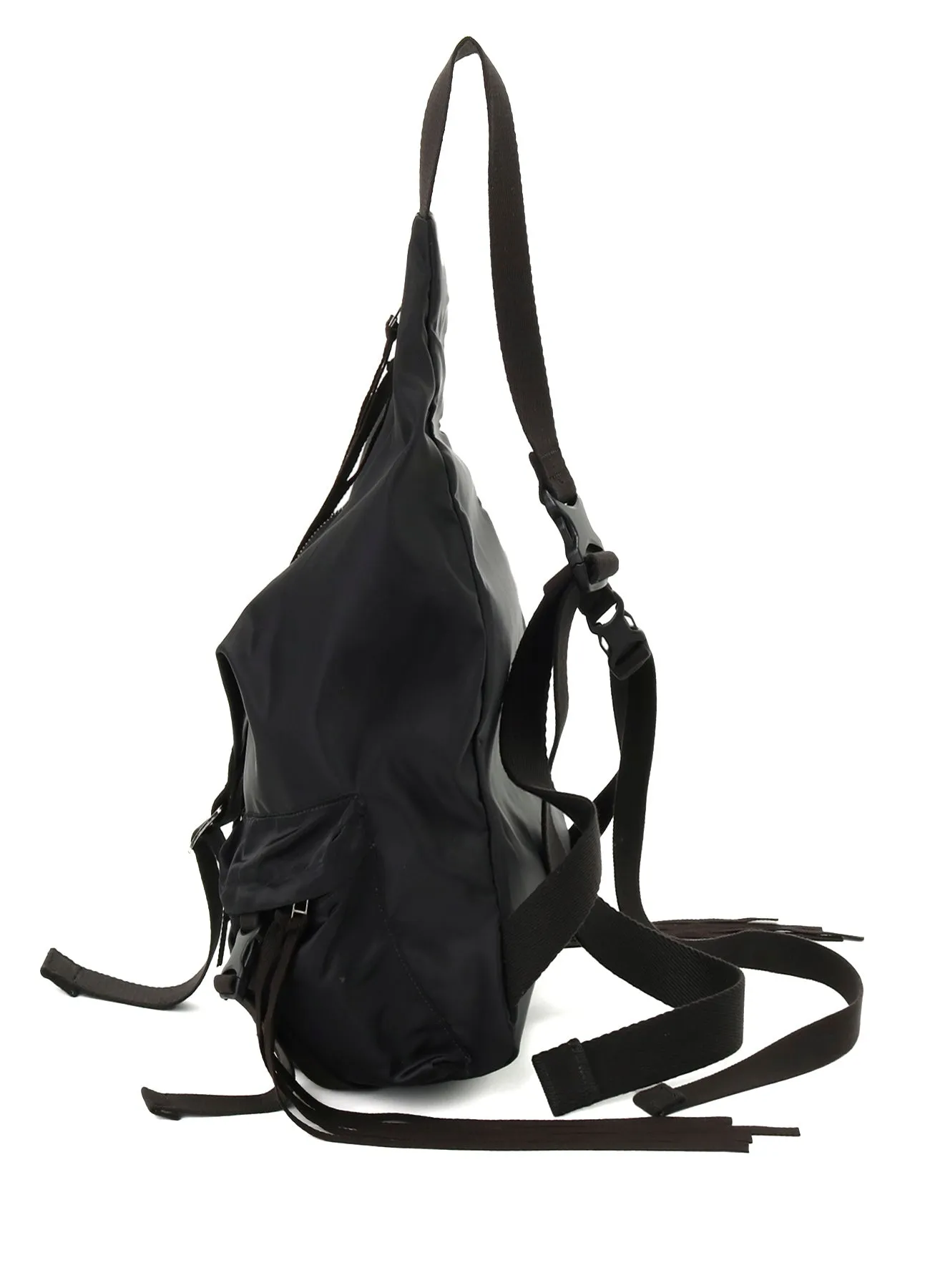 NYLON TWILL FRONT ZIPPER SHOULDER BAG sold by Yohji Yamamoto product image thumbnail 3