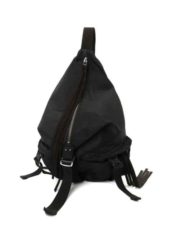 NYLON TWILL FRONT ZIPPER SHOULDER BAG made by Yohji Yamamoto