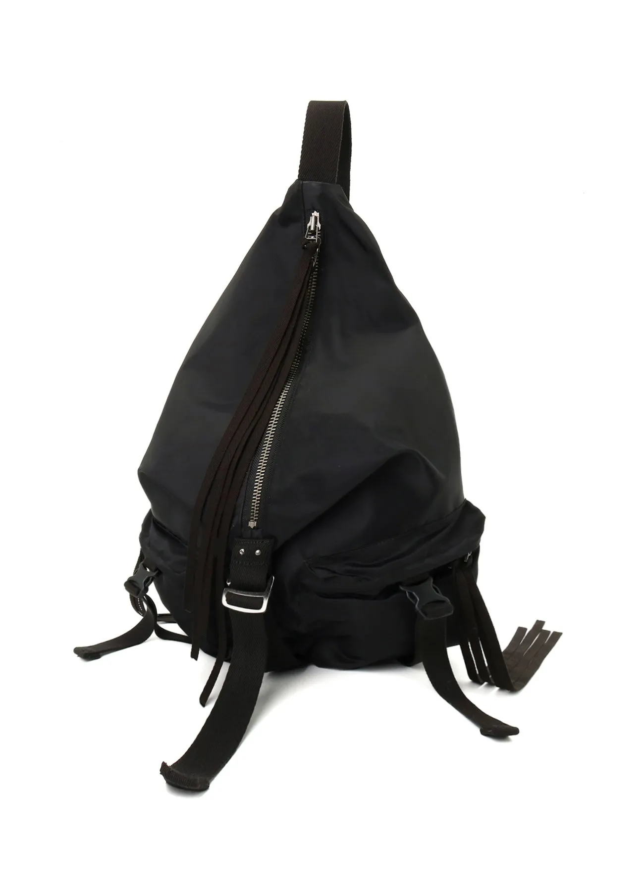 NYLON TWILL FRONT ZIPPER SHOULDER BAG sold by Yohji Yamamoto