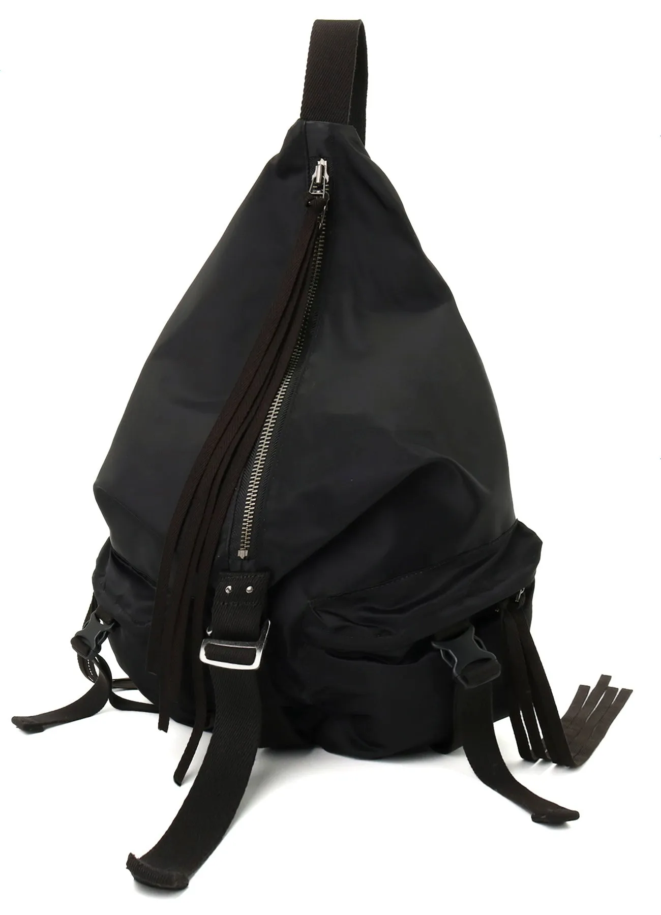 NYLON TWILL FRONT ZIPPER SHOULDER BAG sold by Yohji Yamamoto product image thumbnail 2