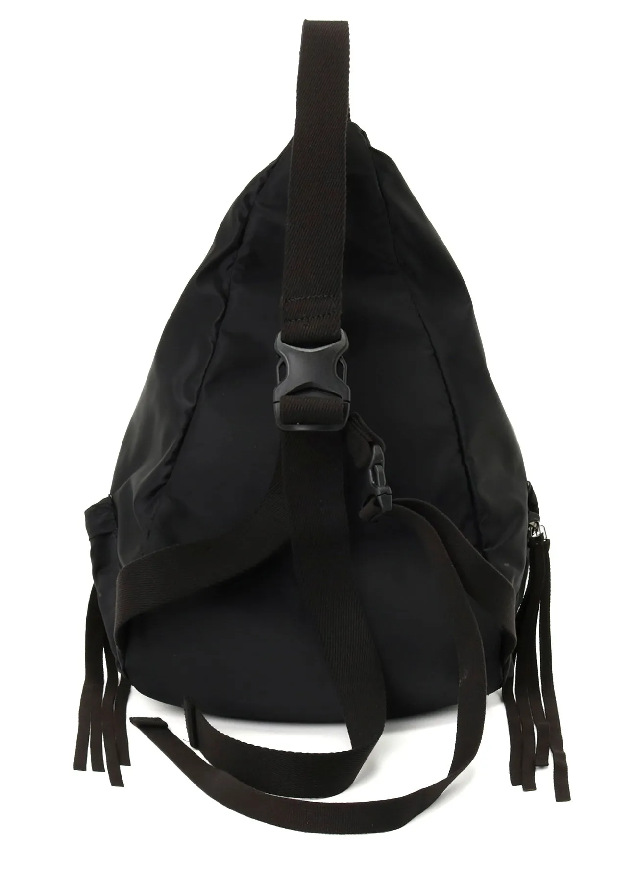 NYLON TWILL FRONT ZIPPER SHOULDER BAG sold by Yohji Yamamoto product image thumbnail 4
